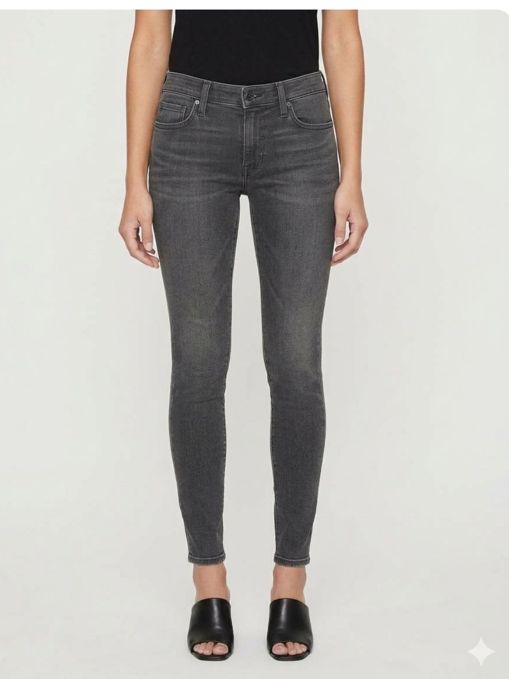 AG The Legging Ankle in Charcoal